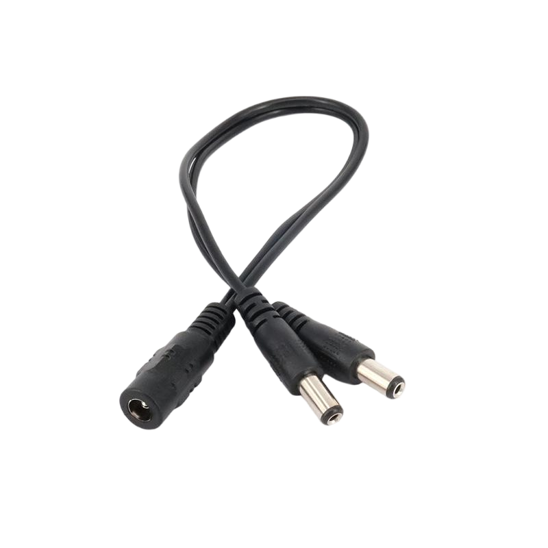 1 to 2 Way DC Power Splitter Cable